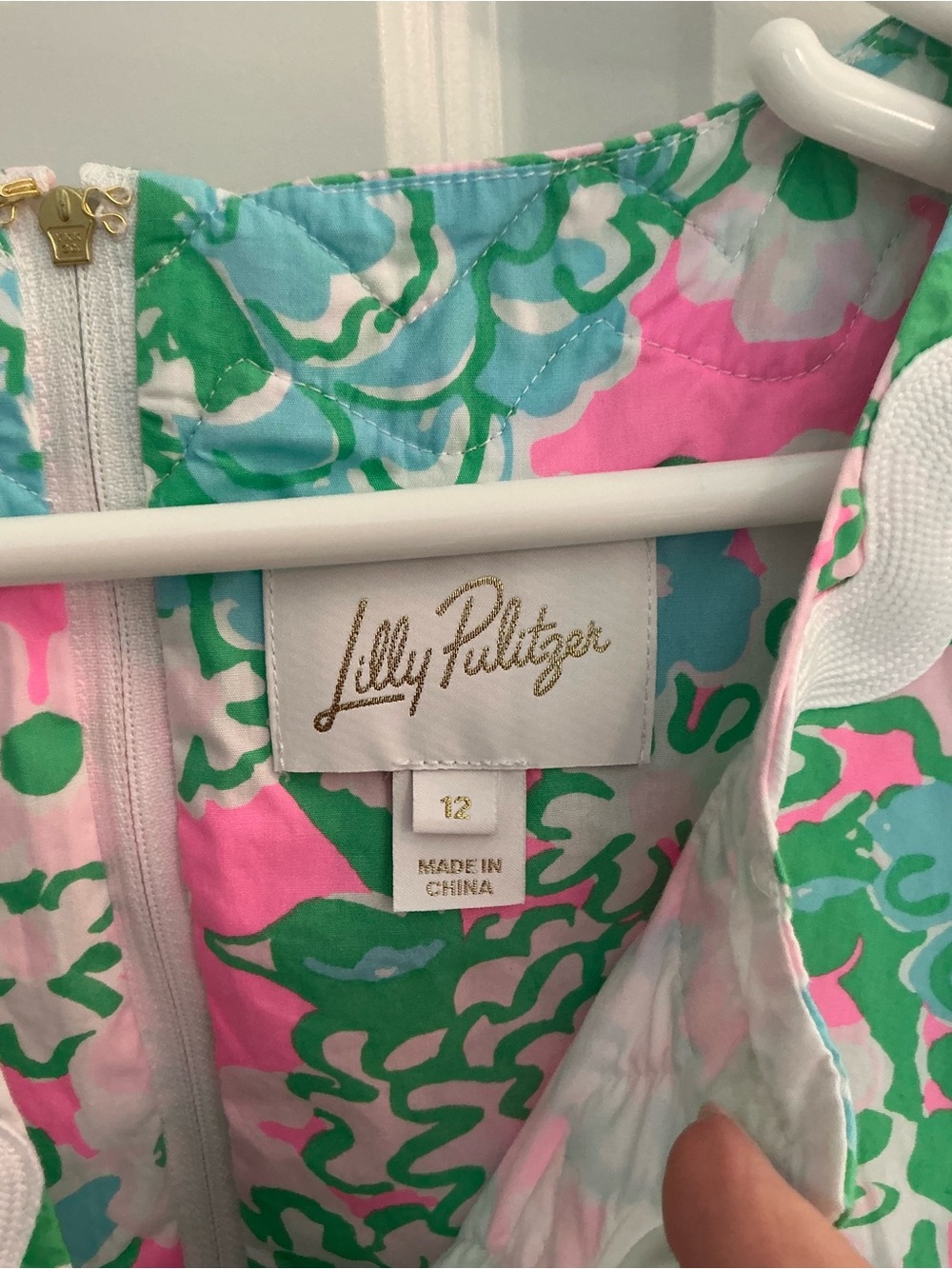 Lilly Pulitzer Romey shift romper dress sz 12 - Picture 3 of 4